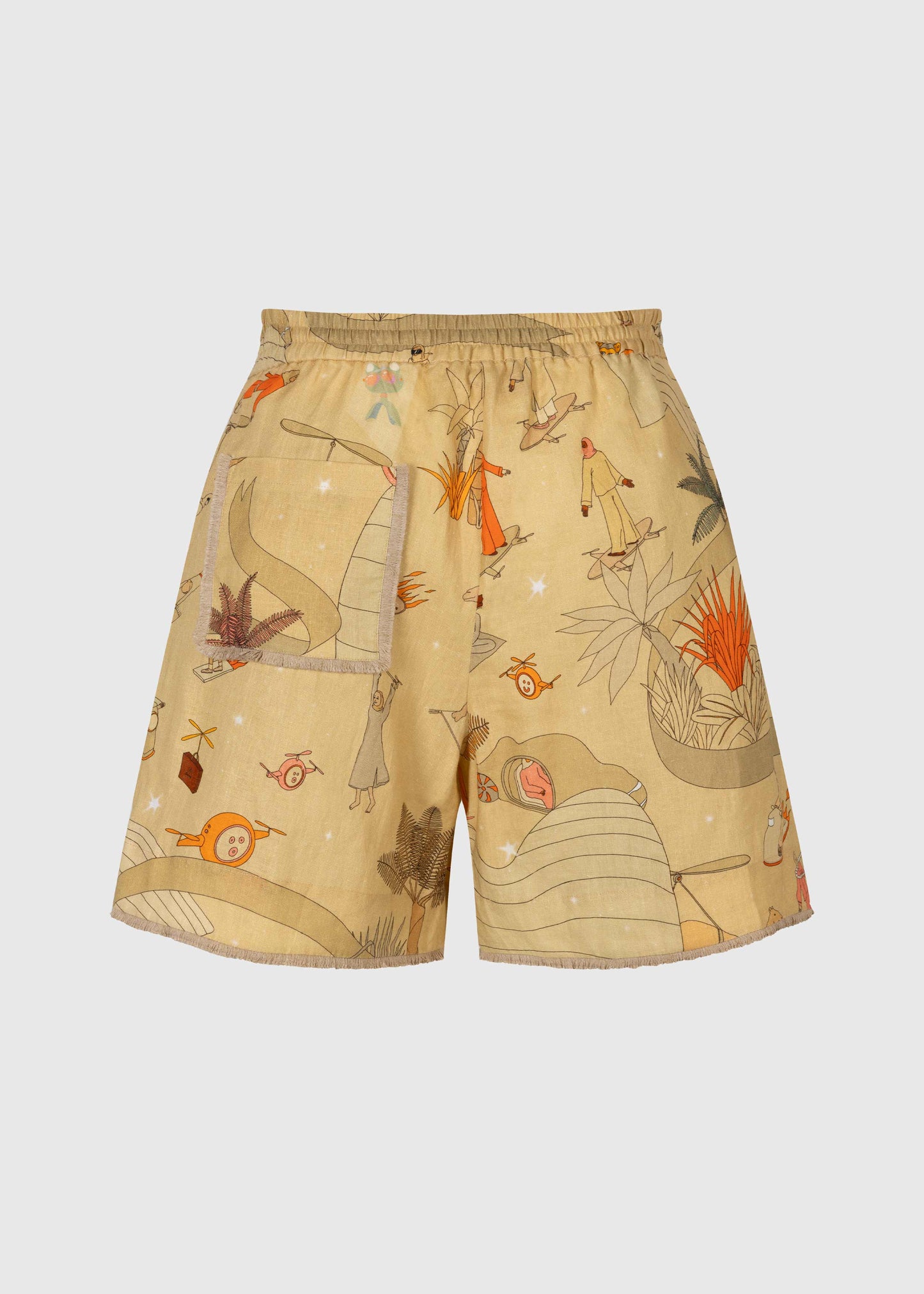 Dune Drifter Linen Shorts