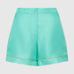 Terrestrial Tiffany silk twill shorts